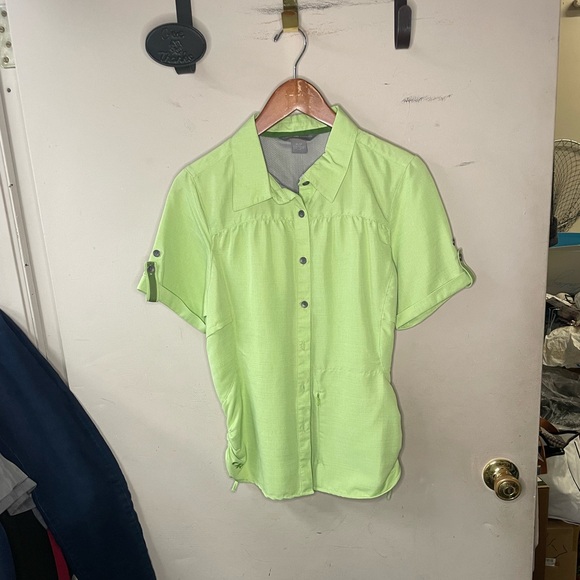 Outdoor OR Research ladies medium, short sleeve, button down nylon top - Picture 1 of 11
